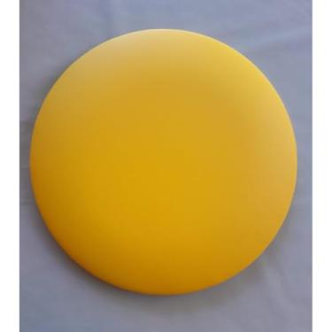 Imagem de Banqueta Alta para Balcão de Cozinha em Aço Tubular - Design Moderno com Encosto de Arame e Estofamento Premium, Suporta 120kg(Amarelo)