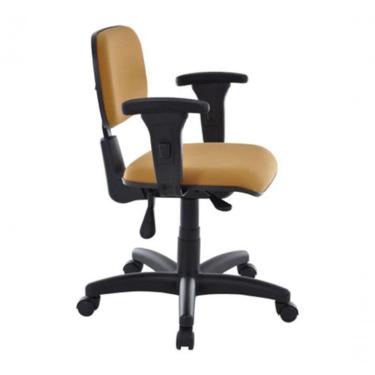 Imagem de Cadeira Secretária Base Back System Square Amarelo