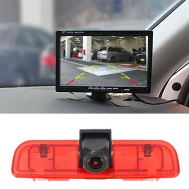 Imagem de Câmera de visão noturna HD para carro, sistema de inversão de luz de freio na 3ª luz de freio para substituição para Fiat Qubo Fiorino 225 Saloon Box/Punto/Hatchback/Citroen Nemo Estate/PeugeotBipper