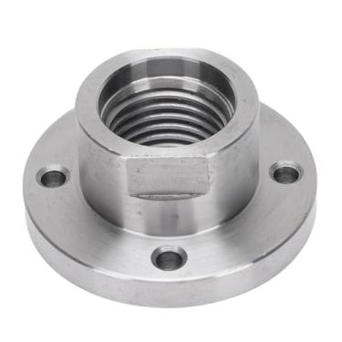 Imagem de Hyuduo Adaptador de Eixo de Cabeçote de Torno de 3 Polegadas, Placa Frontal Resistente de Aço 45# para Rosca de Eixo M33, Acessório de Extensão de 33 Mm para Marcenaria de Giro de Tigela Pequena