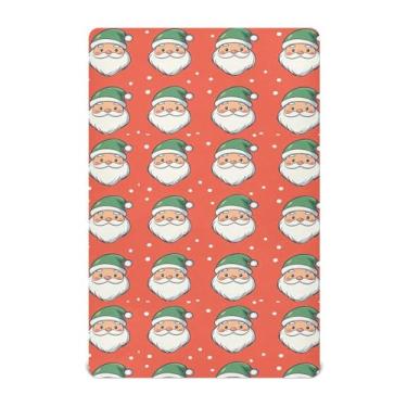 Imagem de CEBUGI Lençol de berço elástico para bebês meninos e meninas, Papai Noel, portátil, pacote N Playard, material neutro, colchão infantil padrão completo, M