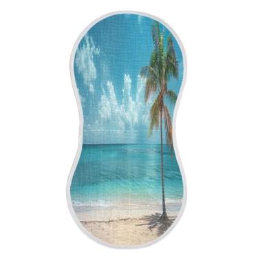 Imagem de xigua Lindo conjunto de 1 panos de musselina de palmeira para arroto, panos super macios e absorventes, roupas de arroto de algodão, presente de chá para recém-nascidos, bebês meninas e meninos