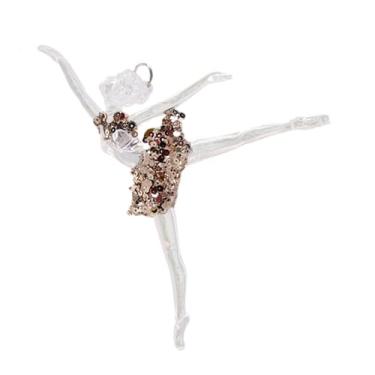 Imagem de shamjina Enfeite de Natal de Bailarina para Pendurar na Árvore, Pingente Decorativo de Natal para Festas, Aniversários e Varandas/Jardins, Style a