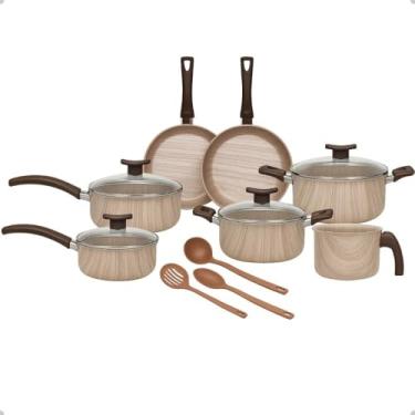 Imagem de Jogo De Panelas Antiaderente 10 Peças Teflon