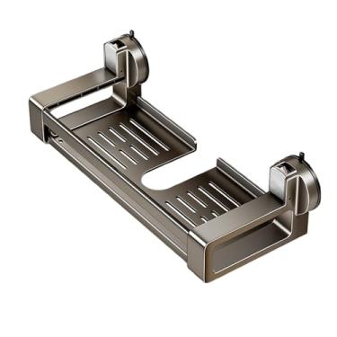 Imagem de Suporte para Shampoo no Chuveiro - Suporte de Parede com Ventosas para Armazenamento | Suportes Organizador Para Banheiro | Shampoo Produtos Higiene Familiar Homens Mulheres Casa