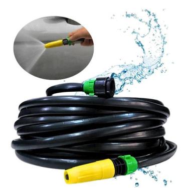 Imagem de Mangueira Jardim Flexível Antitorção Reforçada Resistente - UNI ECCOMM