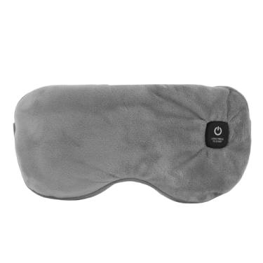Imagem de TARSHYRY Capa de Olho Aquecida, Máscara de Sono 3D de Pressão Zero Com 3 Configurações de Temperatura, Bloqueio de luz> 99%, Faixa de Cabeça Ajustável 45-65 Mm, para Mulheres, Homens, (Cinza)