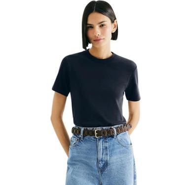 Imagem de Blusa Hering Feminina Slim Em Algodão-Feminino