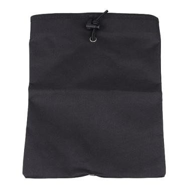 Imagem de KIMISS Saco Grande de Reciclagem Molle para Exterior - Bolsa de Artigos Diversos de Nylon Preto para Caminhadas, Camping e Uso Tático