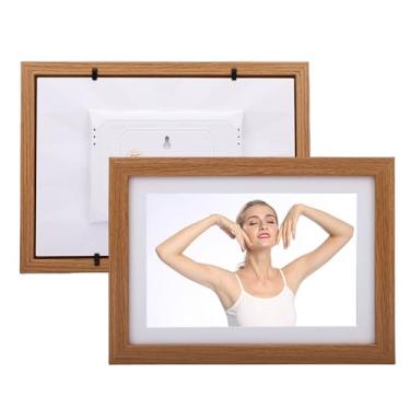 Imagem de Yunseity Porta-retratos WiFi, Porta-retratos Digital de 10,1 Polegadas, Tela Sensível Ao Toque IPS HD Com 32 GB de Armazenamento, Controle de Aplicativo, Sensor de Gravidade, Rotação (Plugue dos EUA)