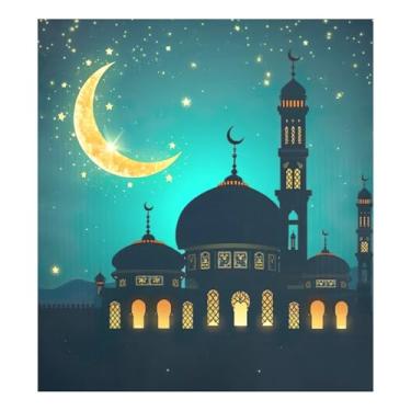 Imagem de Decalque de painel magnético para lava-louças azul-petróleo noturno, capa para eletrodomésticos de geladeira 58 cm L x 66 cm A