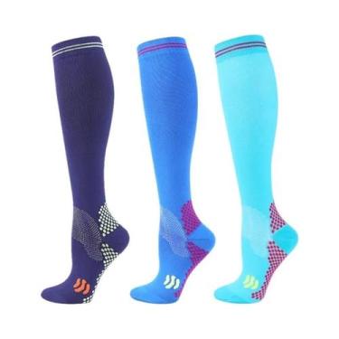 Imagem de Meias De Compressão Para Homens E Mulheres 20-30 Mmhg Para Corrida Cic