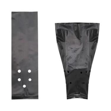 Imagem de Sacos De Plástico PE Pretos Para Plantio De Mudas, 50 Peças, Vaso Resp