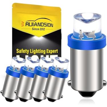 Imagem de Ruiandsion 5 lâmpadas de LED BA9S azuis 53 57 1895 64111 lâmpadas de LED para carro 12V para placa de carro com mapa de cúpula interior de carro e porta-luvas