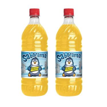 Imagem de Base Concentrada Sorvetes, Gelinhos, Raspadinhas Kit 2 Potes (Abacaxi)