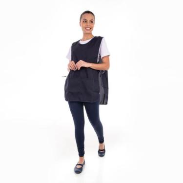 Imagem de Kit 2 Conjuntos Legging Camiseta e Bata Faxineira Copeira Babá Domésti