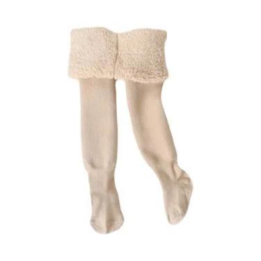 Imagem de Meias-calças De Algodão Grossas De Inverno Para Meninas, Para Crianças