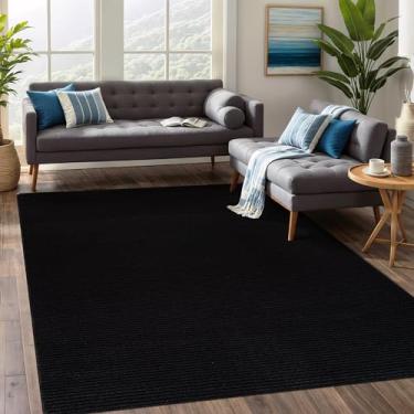 Imagem de Beverly Rug Tapete moderno antiderrapante 20 x 25 cm, revestimento de borracha tradicional, lavável na máquina, macio, fino, para sala de estar, resistente a manchas, tapete casual sem queda (20 x 25