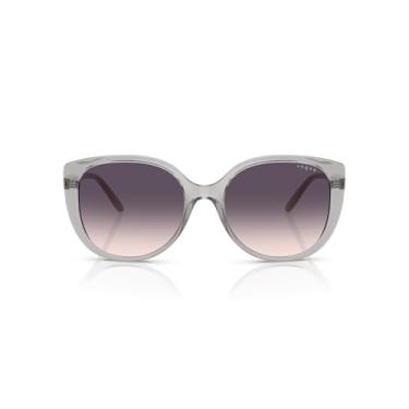 Imagem de Óculos de Sol Vogue Eyewear 0VO5623S 272636 Tam 55 / Cinza - Lentes Rosa Gradiente