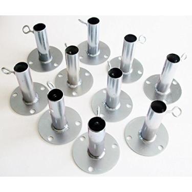 Imagem de Golden Valley Tools & Tarps 10pc - 1 3/8" (FVFP) ~ Short Foot PAD/Baseball Batting CAGE Base Plate C