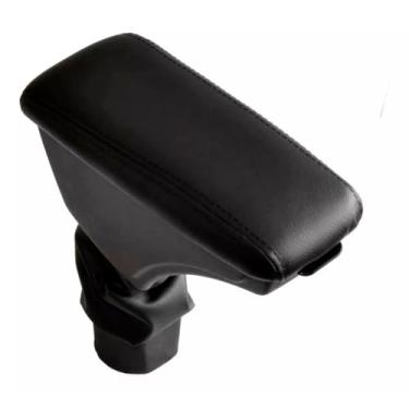 Imagem de Apoio Braço Descanso Central Com Porta Objetos Para Duster 2011 a 2019 E Oroch 2015 a 2019 (Preto - Costura Preta)