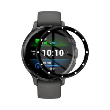 Imagem de Protetor De Tela Curvo Garmin Venu 3 3S 3D Filme Flexível Anti-Risco 1