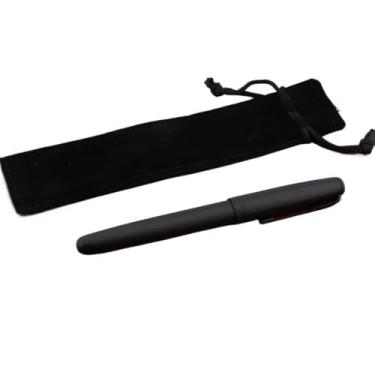 Imagem de MGTCAR Caneta-tinteiro de luxo, xadrez, pena, cinzas, flecha, aço tungstênio, ponta preta, tinta clássica, escritório, material escolar (A3)