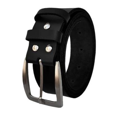 Imagem de Cinto Masculino Social Largo 4cm Couro, Resistente Elegante Estiloso M
