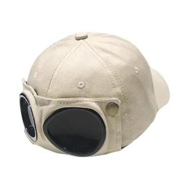 Imagem de Bonés De Verão Unissex Com Óculos Estilo Aviador Hip Hop Boné Com Viso