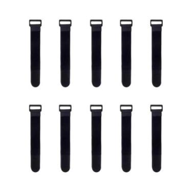 Imagem de Fita Mágica De Nylon Reutilizável 10 Peças, Fitas De Gancho E Laço Aut