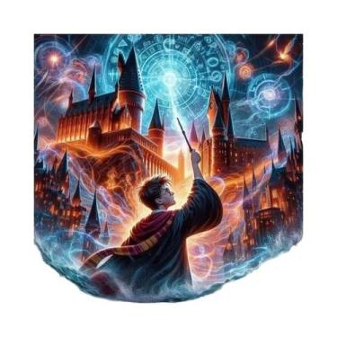 Imagem de Kit De Pintura Em Diamante 5D DIY Harry Potter Hogwarts, Arte De Borda