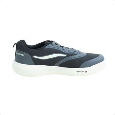 Imagem de Tenis Street Masc Street Hiperflex Hf600pu, Grafite, Off white, 42