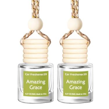 Imagem de Ambientador de carro suspenso, aroma de longa duração, purificadores de ar fofos para mulheres, 2 pacotes com difusor de óleo essencial não tóxico, feito nos EUA