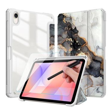 Imagem de Capa Mármore Para Samsung S10 Lite 10.9 X400 + Vidro +Caneta