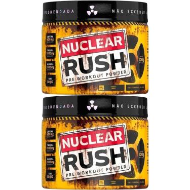 Imagem de Kit 2X Nuclear Rush Pre Workut Powder - 100g Limão - BodyAction-Masculino