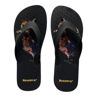 Imagem de Chinelo Reserva Go Masculino Preto RSV PP Flores Urbanas-Masculino