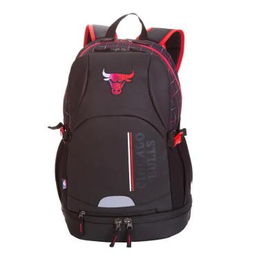 Imagem de Mochila Chicago Bulls C/ Compartimento Para Bola E Lancheira-Unissex