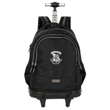 Imagem de Mochila Escolar HARRY POTTER Costas e Rodas Luxo - Luxcel, preto