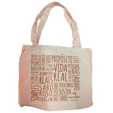 Imagem de Ecobag De Algodão Cru - Nutrify-Unissex