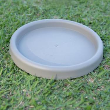 Imagem de Prato Coletor Redondo Para Vasos De Plantas | Base Para Vaso De Planta (CIMENTO M 24 CM 705)