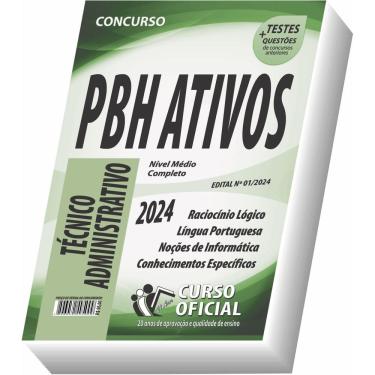 Imagem de Apostila Pbh Ativos - Técnico Administrativo
