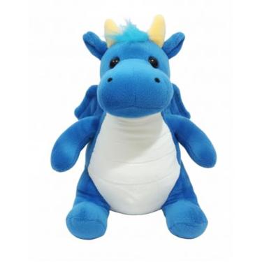 Imagem de Pelúcia Dragão Fofo 26cm Brinquedo de Pelúcia Macia para Crianças Presente Infantil (Azul)