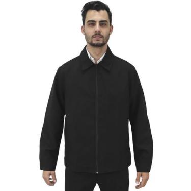 Imagem de Jaqueta masculina esporte fino - Demorgan Uniformes, Preto, P
