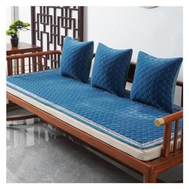 Imagem de THJKUPO A almofada de cama não é fácil de deslizar, capa de pano, almofada de sofá, quatro estações, capa de sofá chinês universal (70 x 180 cm)