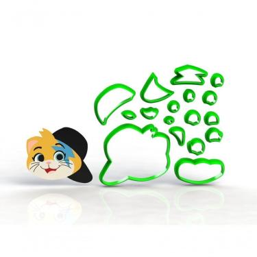 Imagem de Cortador Kit 44 Gatos Lampo Tamanho 5 Cm