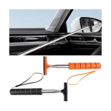 Imagem de Bittwee 2 peças de rodo de espelho lateral do carro, limpador de espelho retrovisor automático retrátil, rodo de janela multiuso para limpar a porta de vidro do chuveiro, acessórios de veículo ajuste
