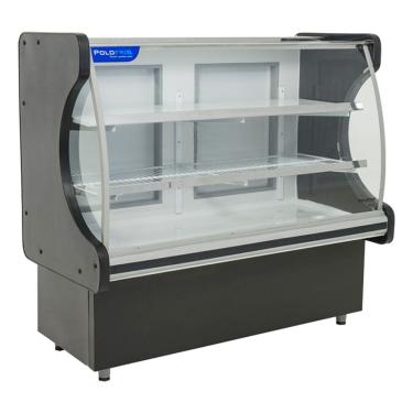 Imagem de Balcão Refrigerado 1mt Polofrio Balcão 1,00 Preto 1 Placa Fria 110v