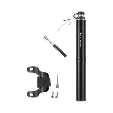 Imagem de Bomba De Bicicleta Portátil Mini Em Liga De Alumínio 160PSI, Inflador 