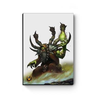 Imagem de Quadro decorativo MDF World Of Warcraft Guldan I - Artgeek
