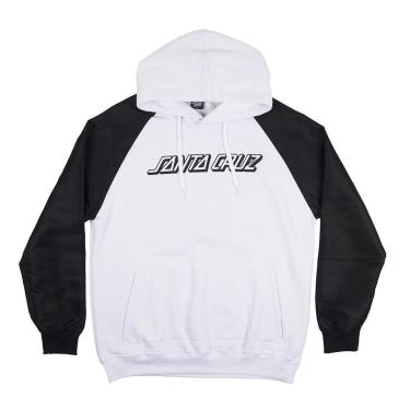 Imagem de Moletom Santa Cruz Canguru Especial Screaming Hand Contrast Color - Branco/Preto-Masculino